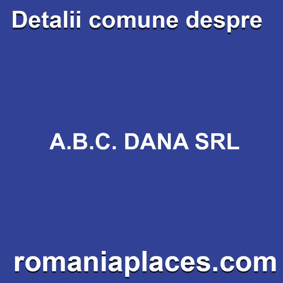 A.B.C. DANA SRL