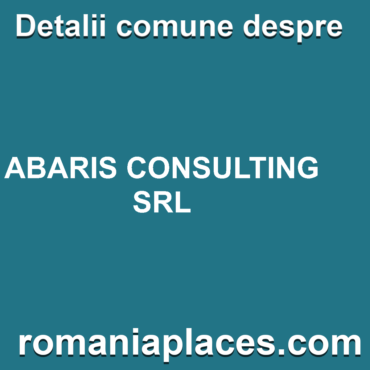 ABARIS CONSULTING SRL