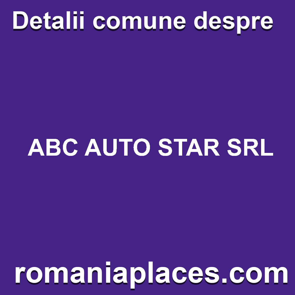 ABC AUTO STAR SRL