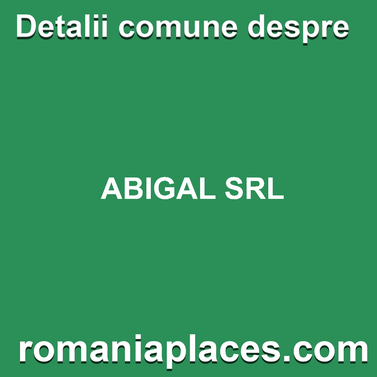 ABIGAL SRL
