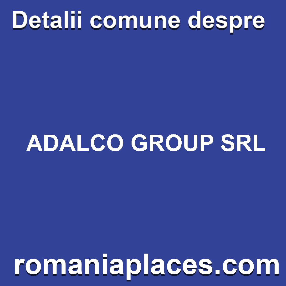 ADALCO GROUP SRL