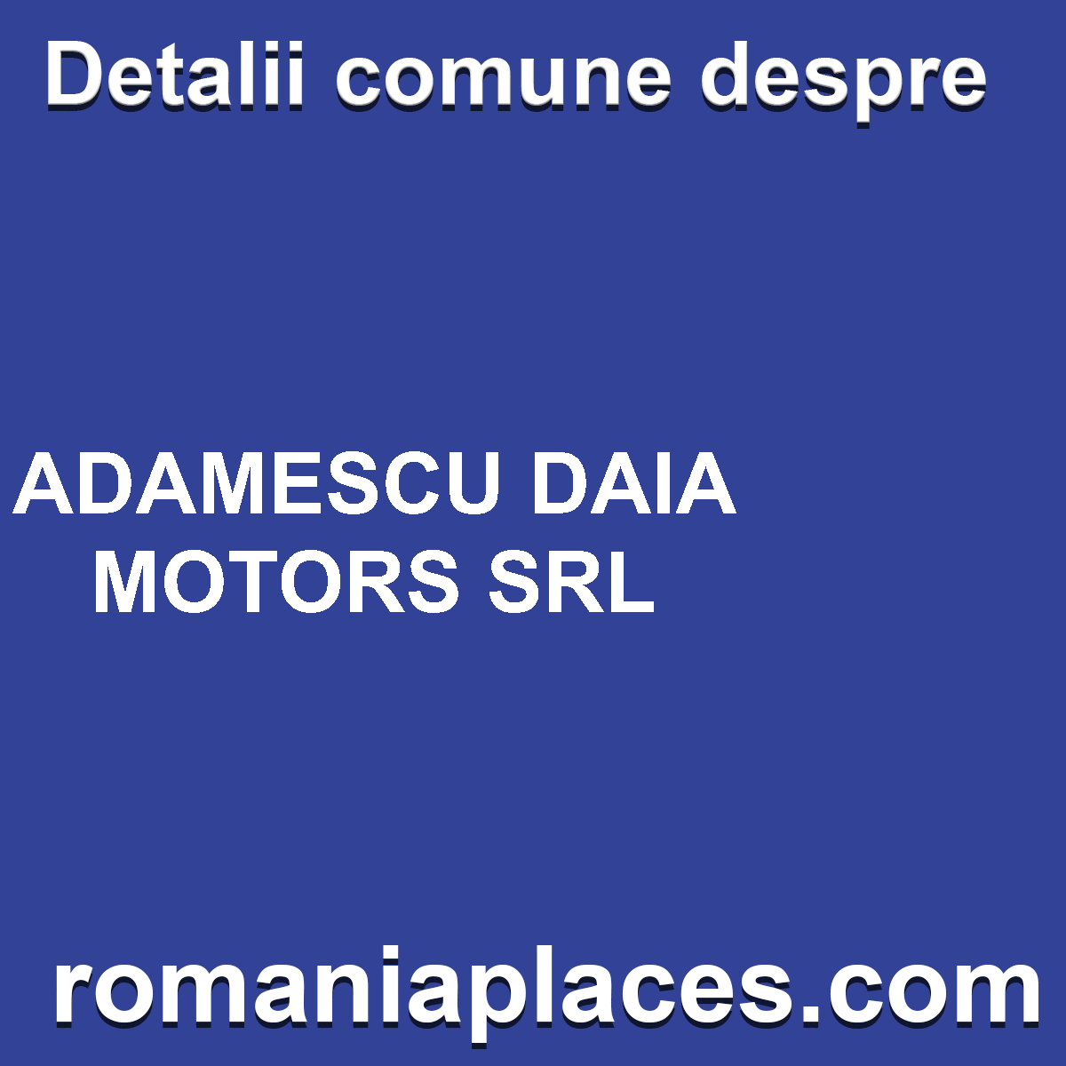 ADAMESCU DAIA MOTORS SRL