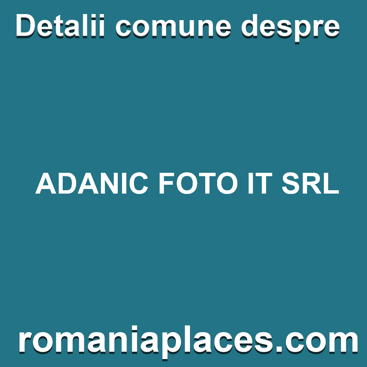 ADANIC FOTO IT SRL