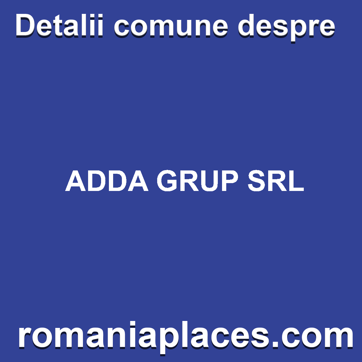 ADDA GRUP SRL