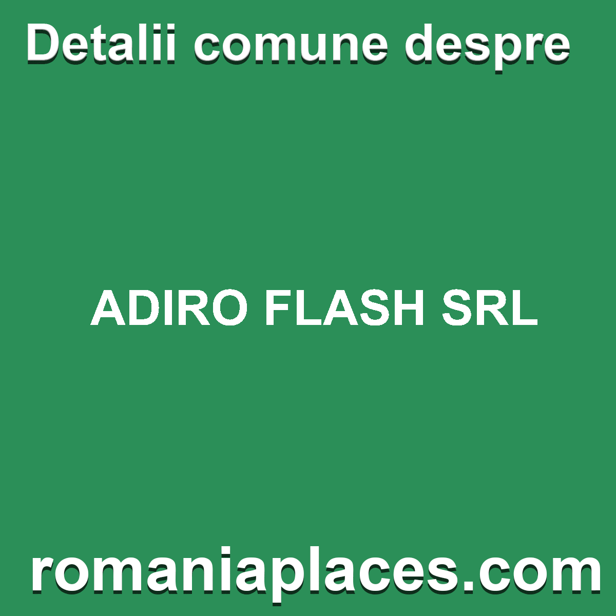 ADIRO FLASH SRL