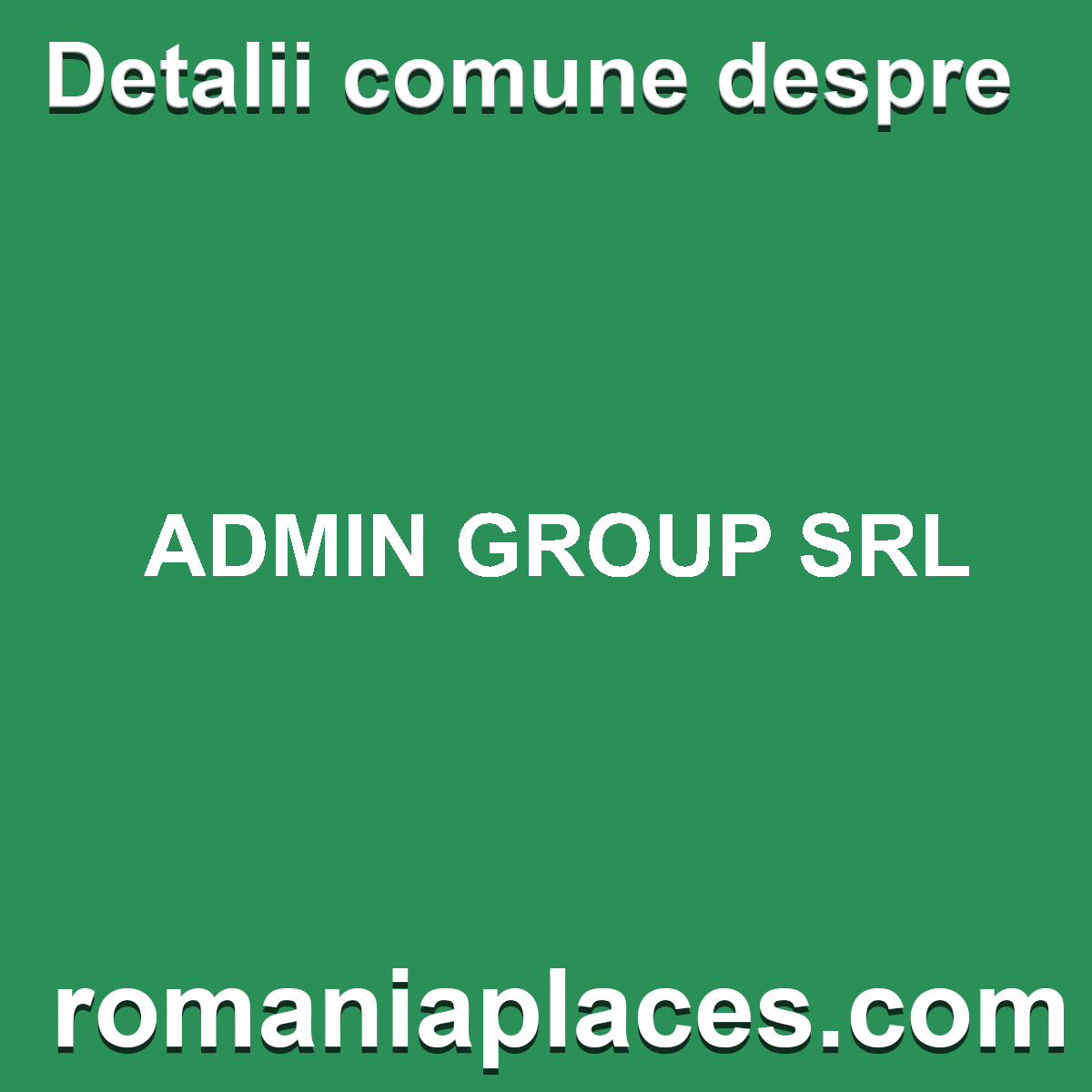 ADMIN GROUP SRL
