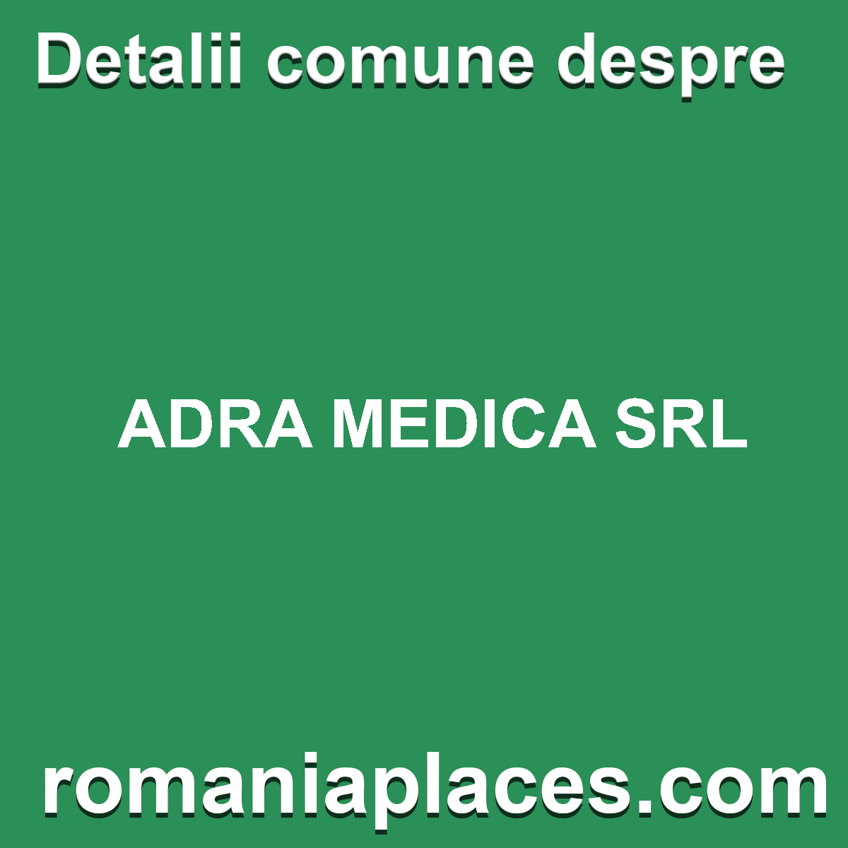ADRA MEDICA SRL