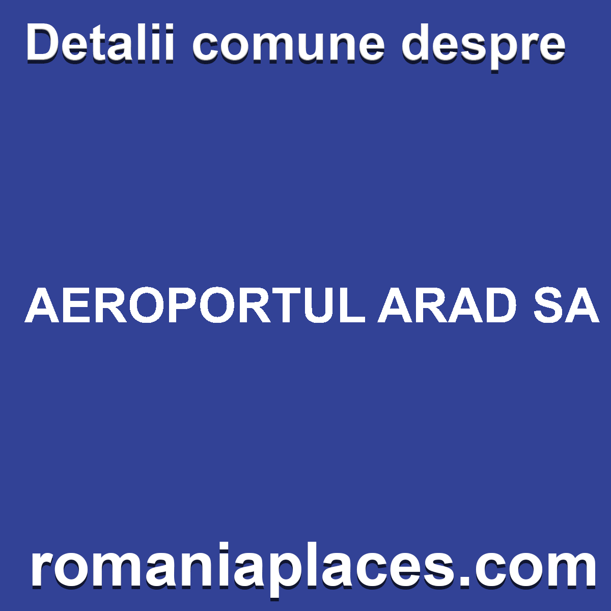 AEROPORTUL ARAD SA
