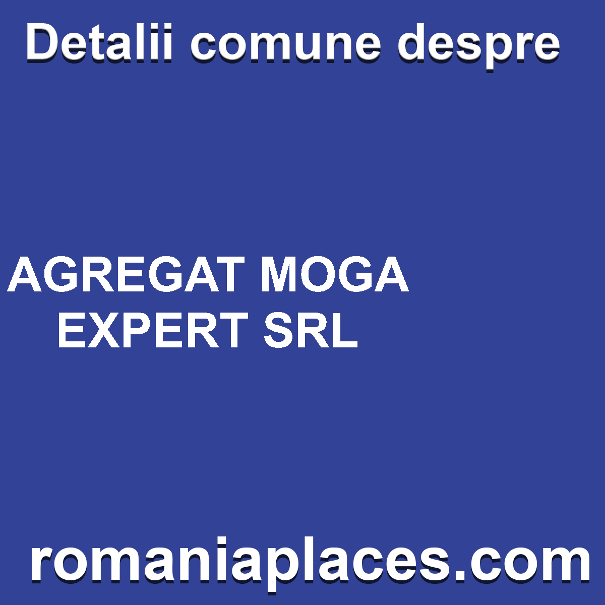AGREGAT MOGA EXPERT SRL
