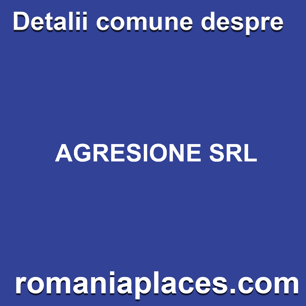 AGRESIONE SRL