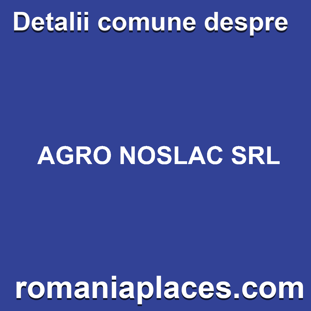 AGRO NOSLAC SRL