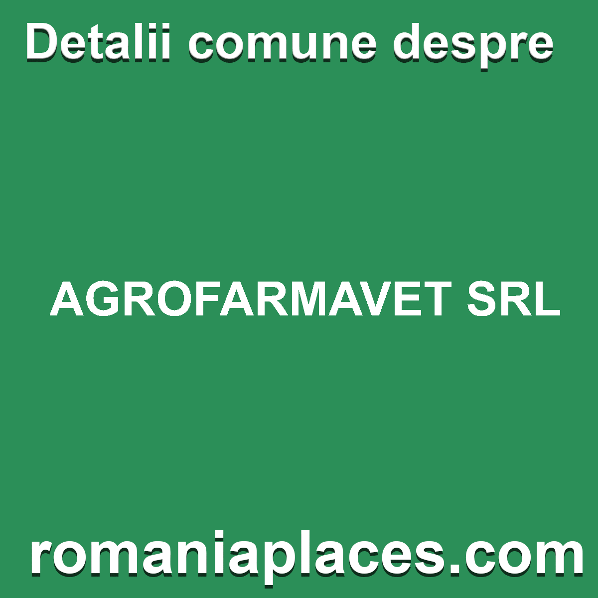 AGROFARMAVET SRL
