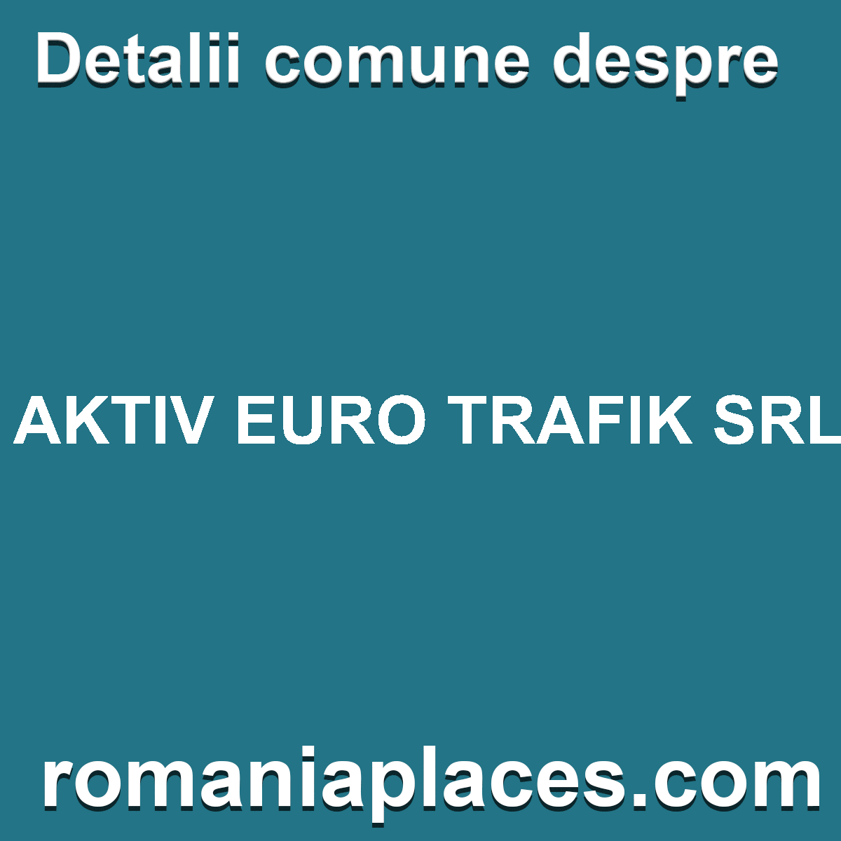 AKTIV EURO TRAFIK SRL