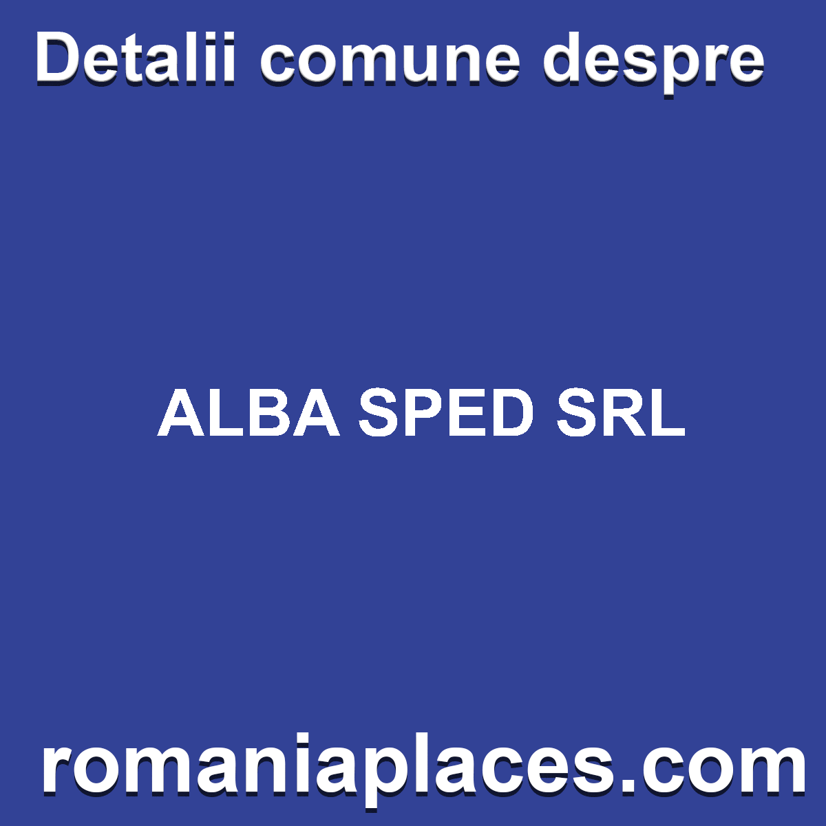 ALBA SPED SRL
