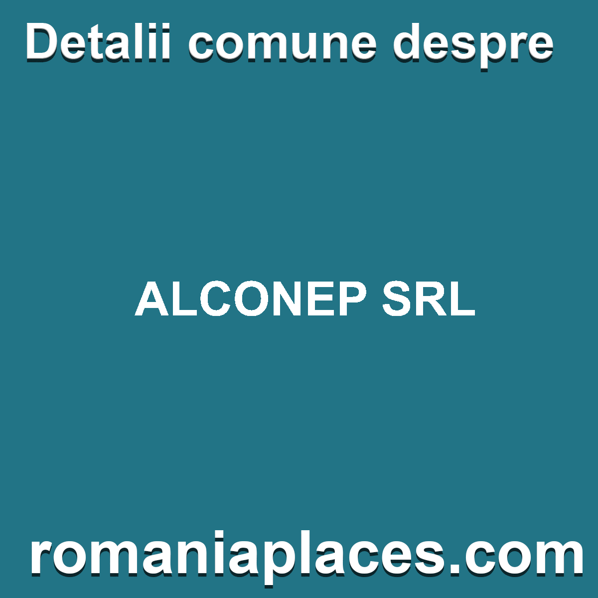 ALCONEP SRL
