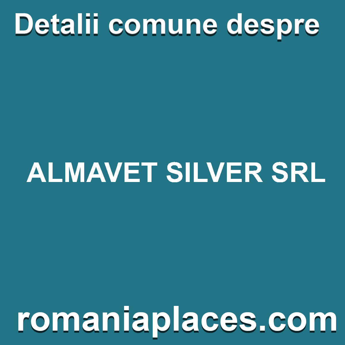 ALMAVET SILVER SRL
