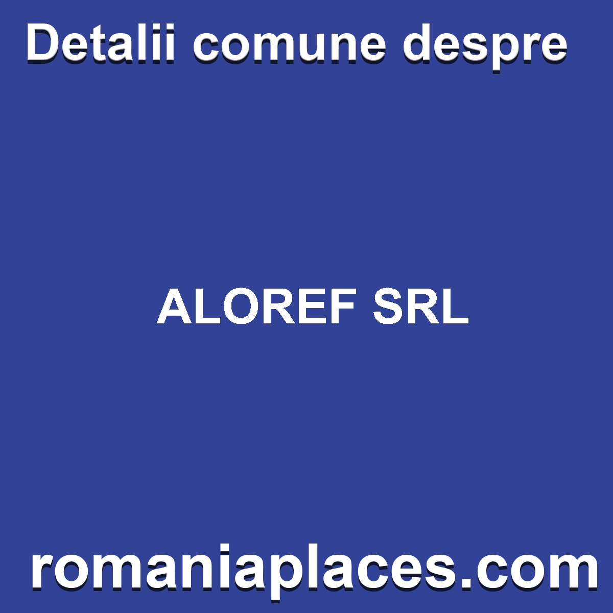 ALOREF SRL
