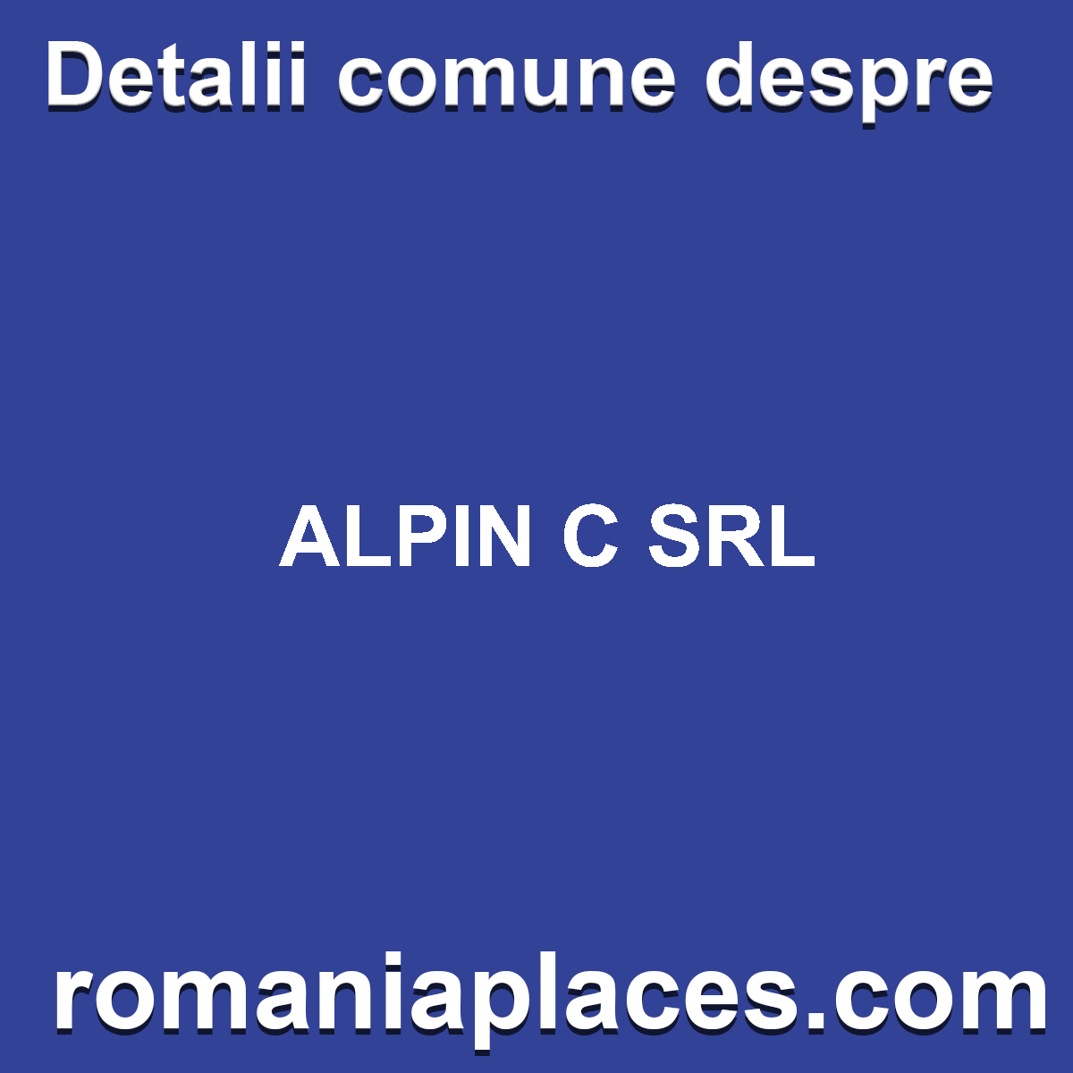 ALPIN C SRL