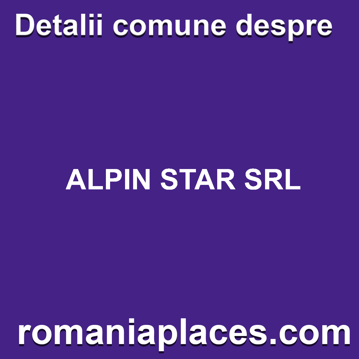 ALPIN STAR SRL