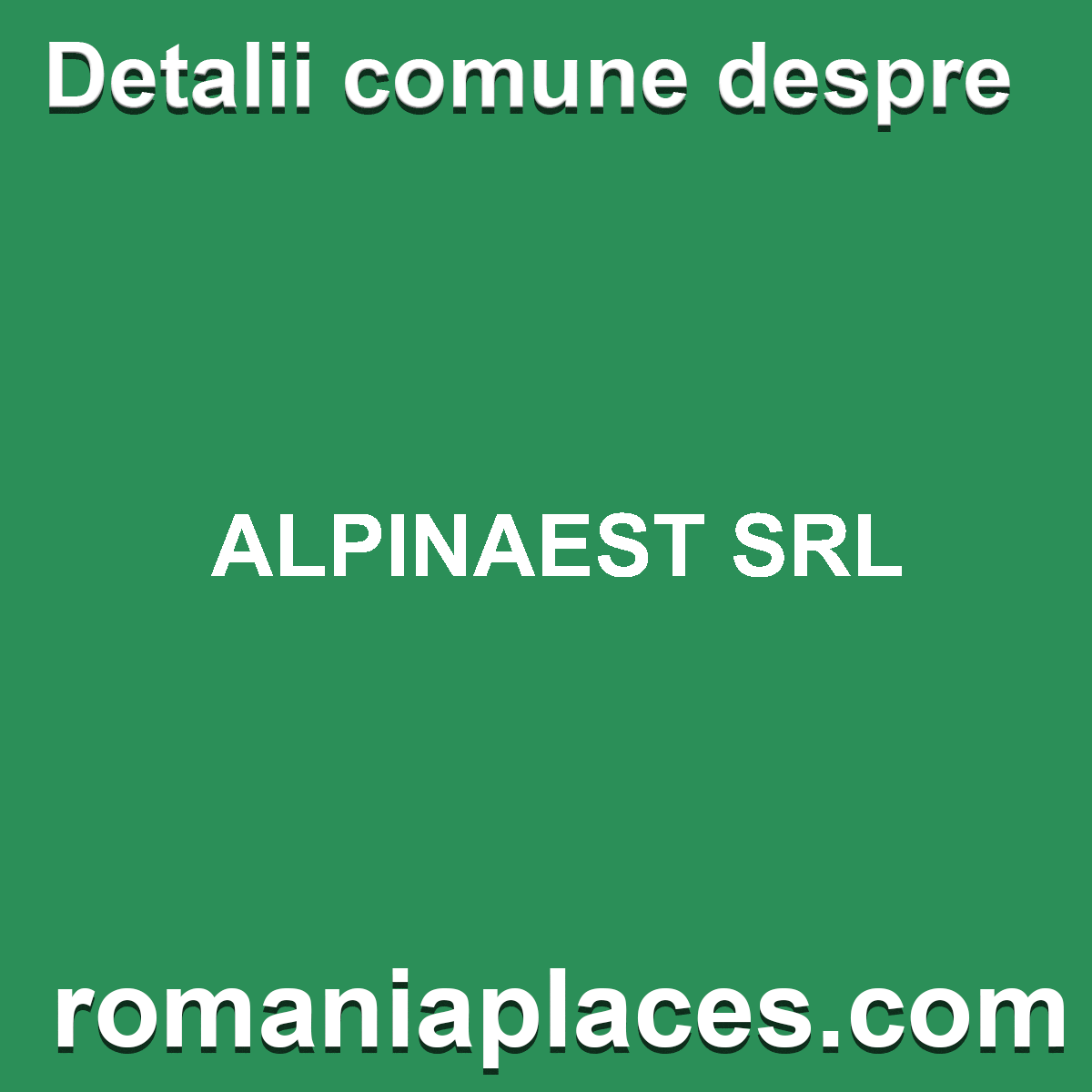 ALPINAEST SRL