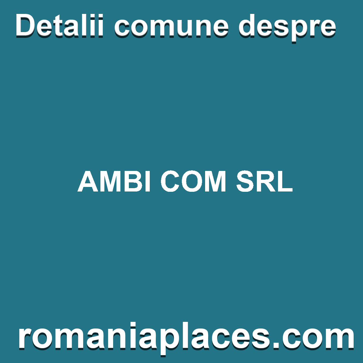 AMBI COM SRL