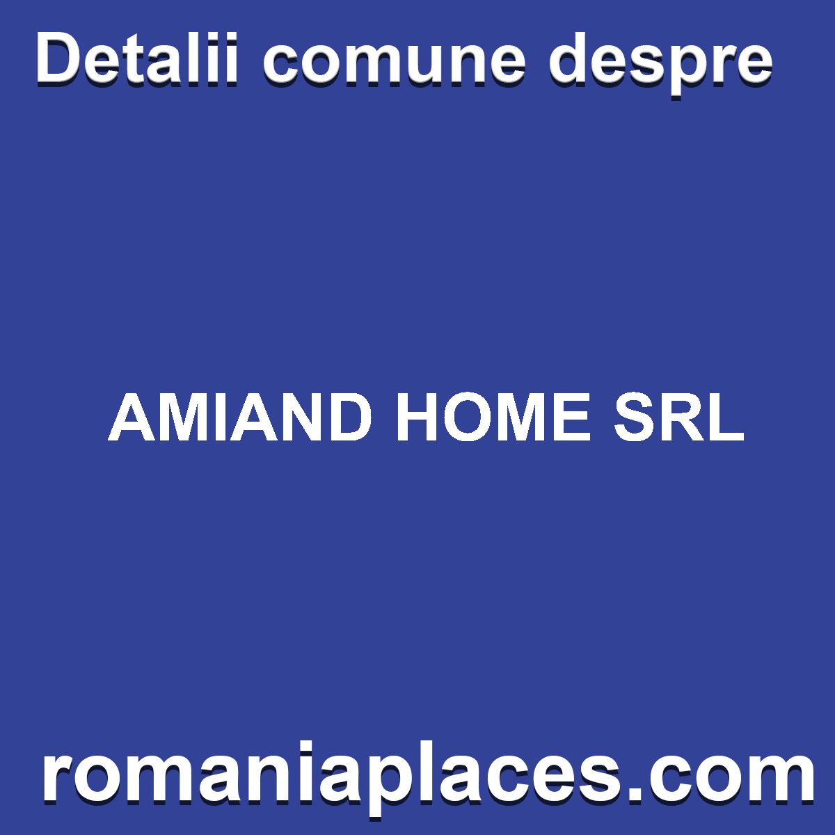 AMIAND HOME SRL