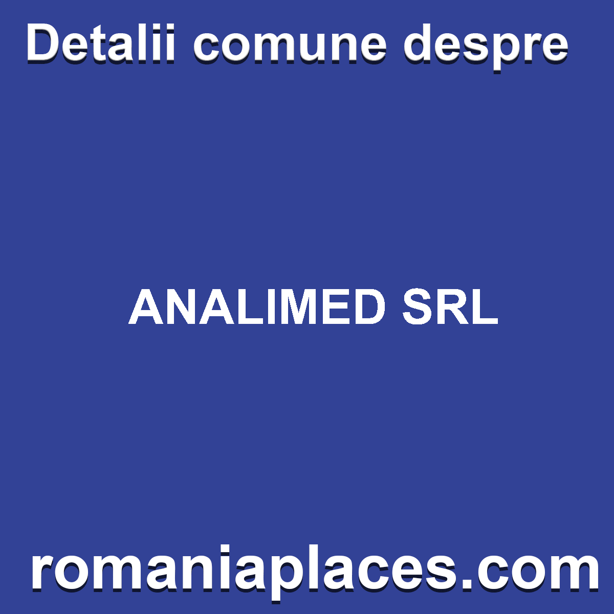 ANALIMED SRL