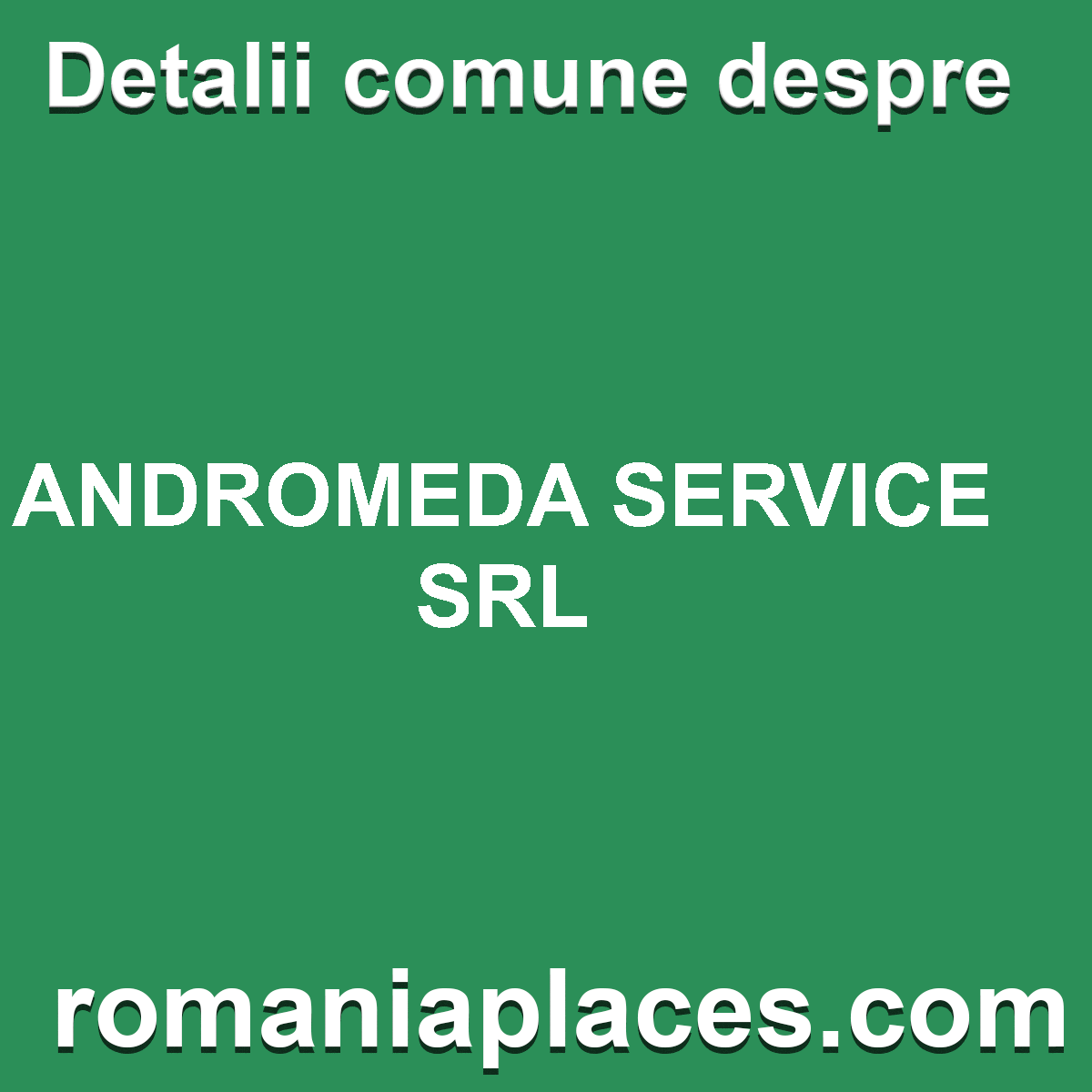 ANDROMEDA SERVICE SRL