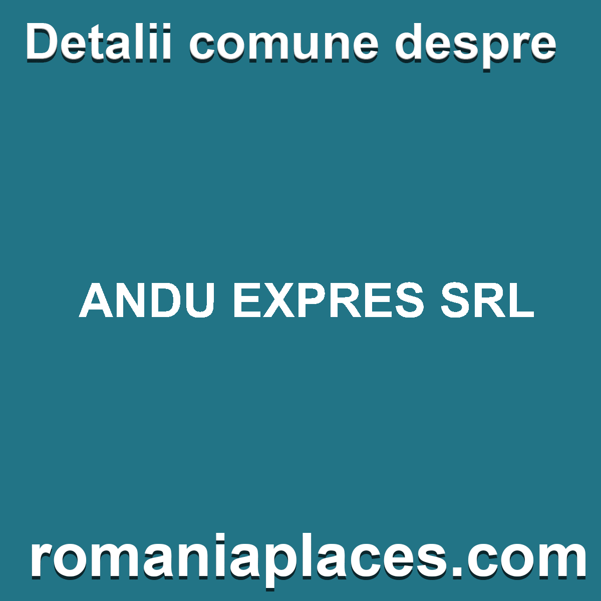 ANDU EXPRES SRL
