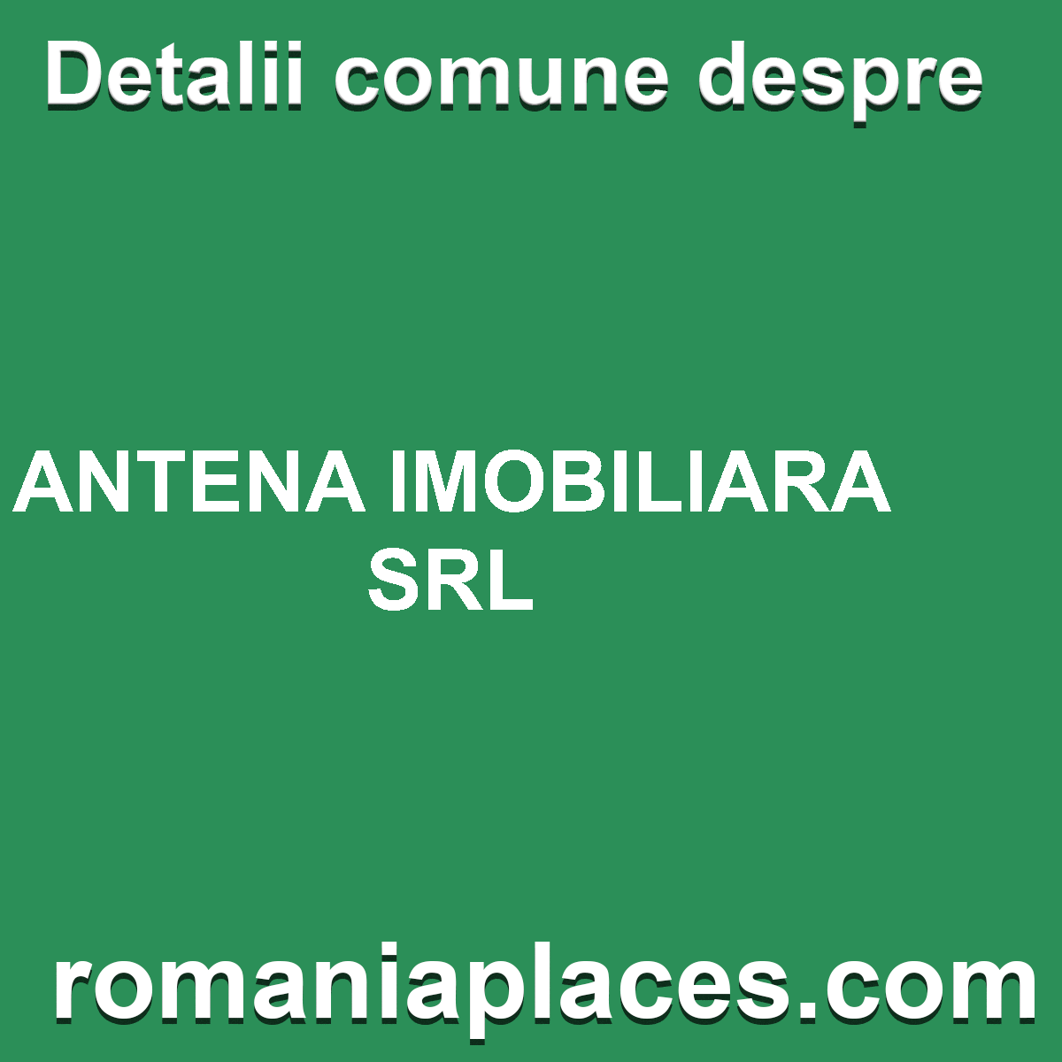 ANTENA IMOBILIARA SRL