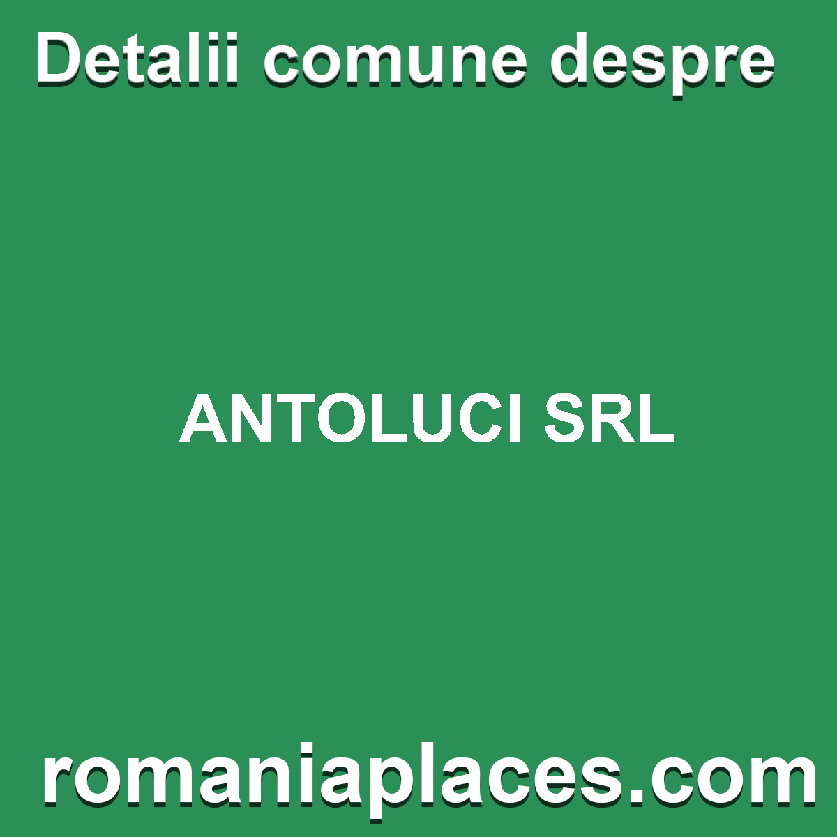 ANTOLUCI SRL