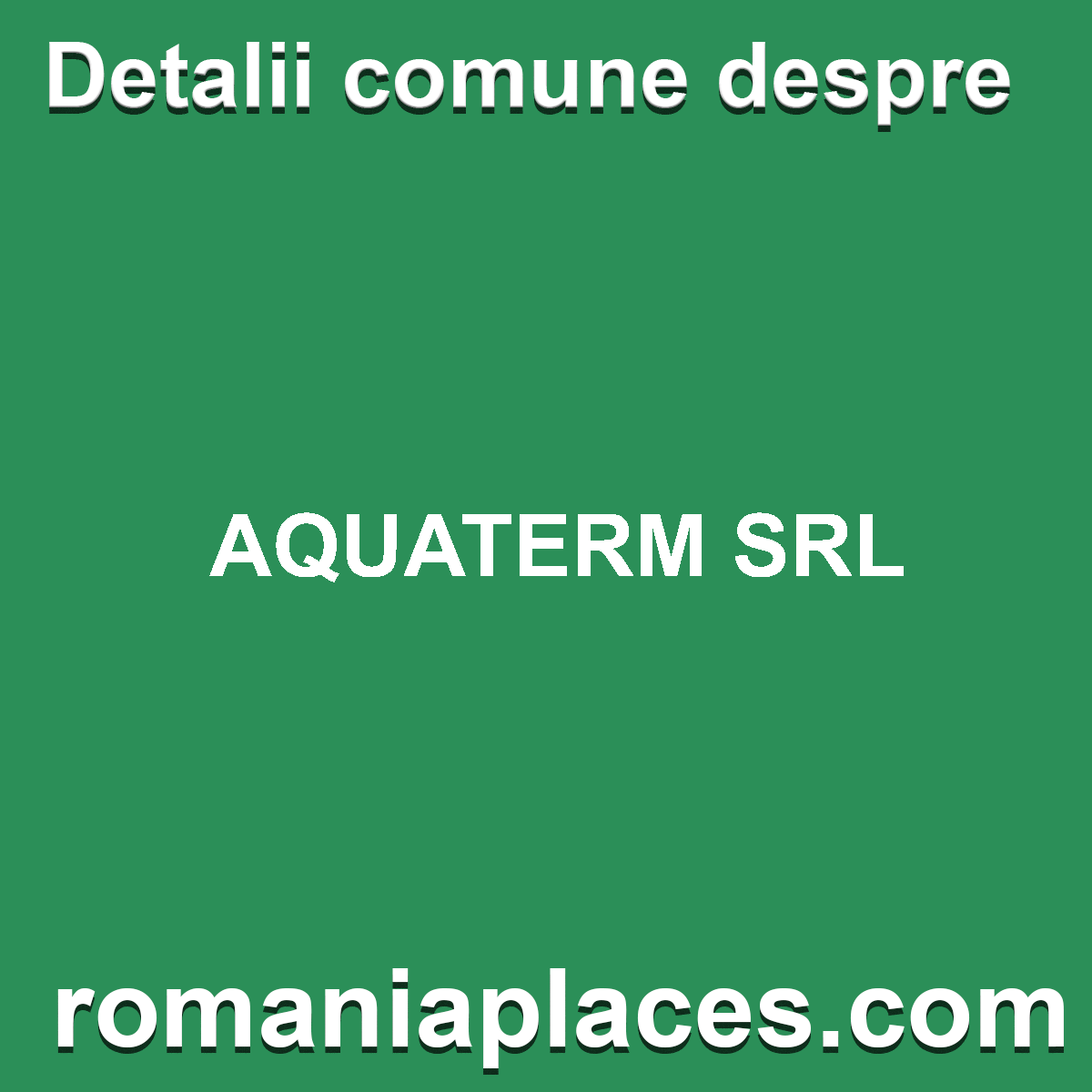AQUATERM SRL