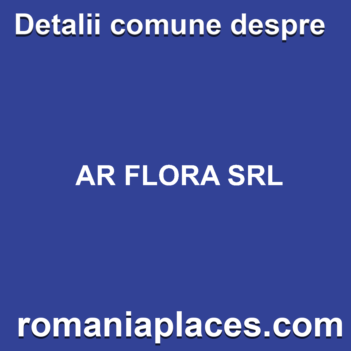 AR FLORA SRL