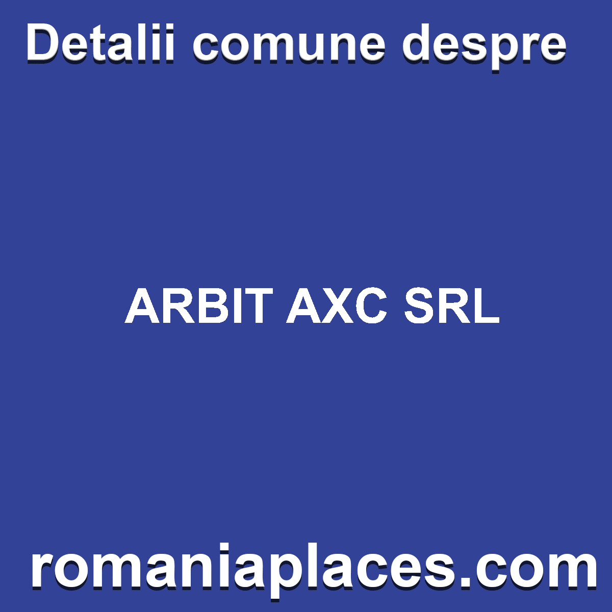 ARBIT AXC SRL