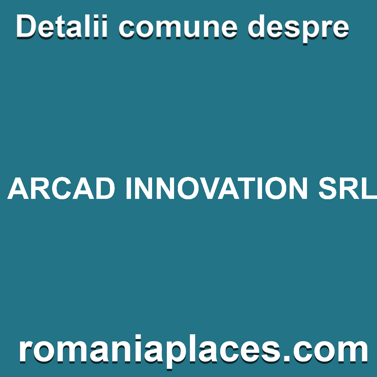 ARCAD INNOVATION SRL