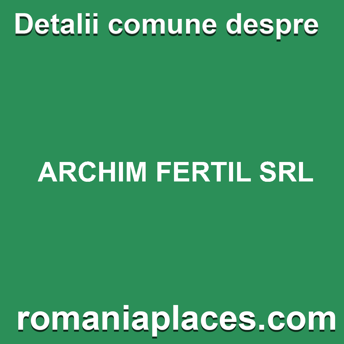 ARCHIM FERTIL SRL