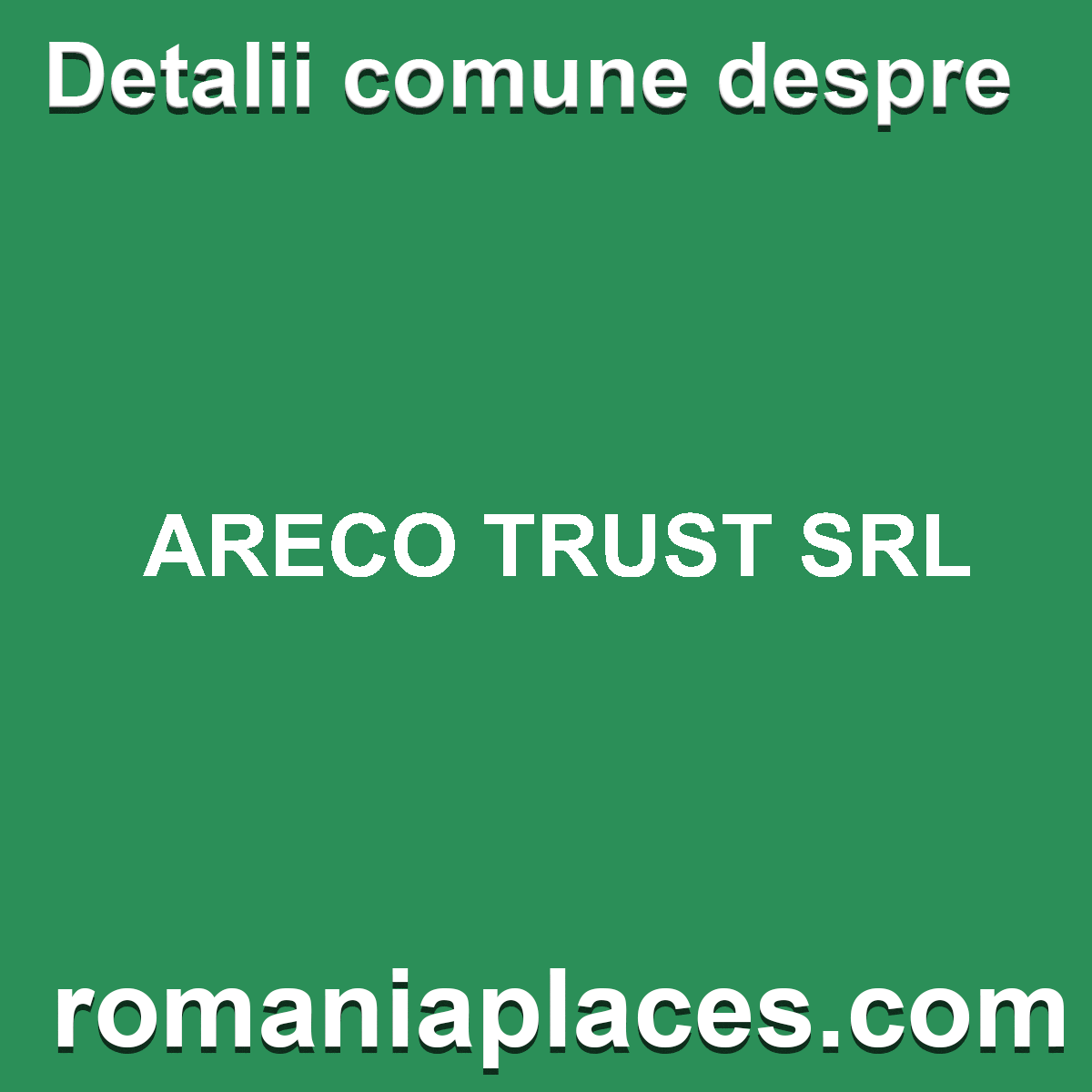 ARECO TRUST SRL