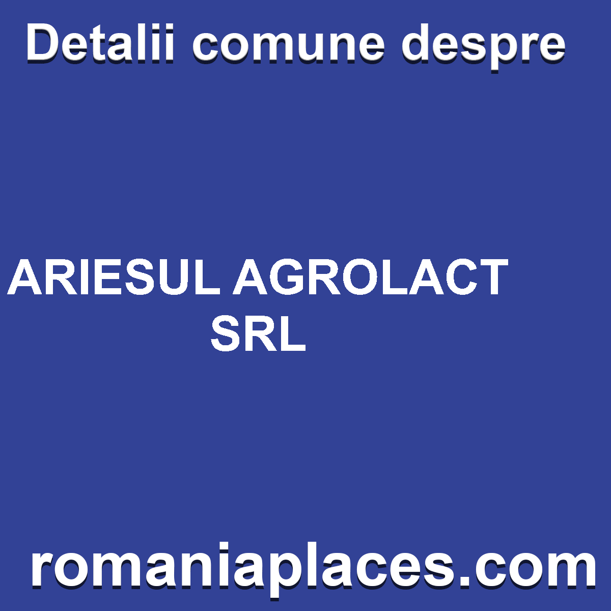 ARIESUL AGROLACT SRL