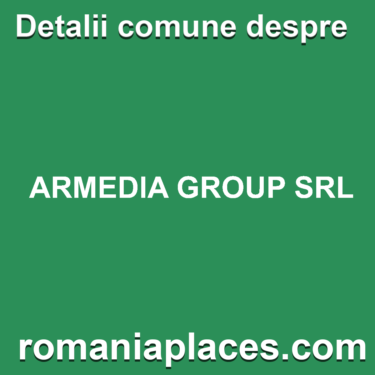 ARMEDIA GROUP SRL