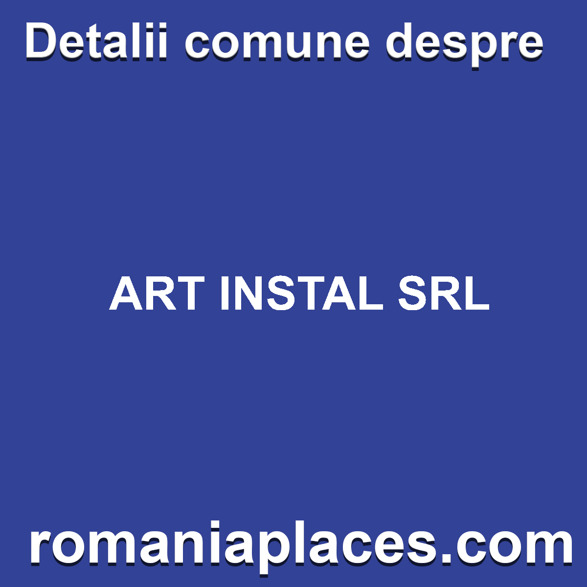 ART INSTAL SRL