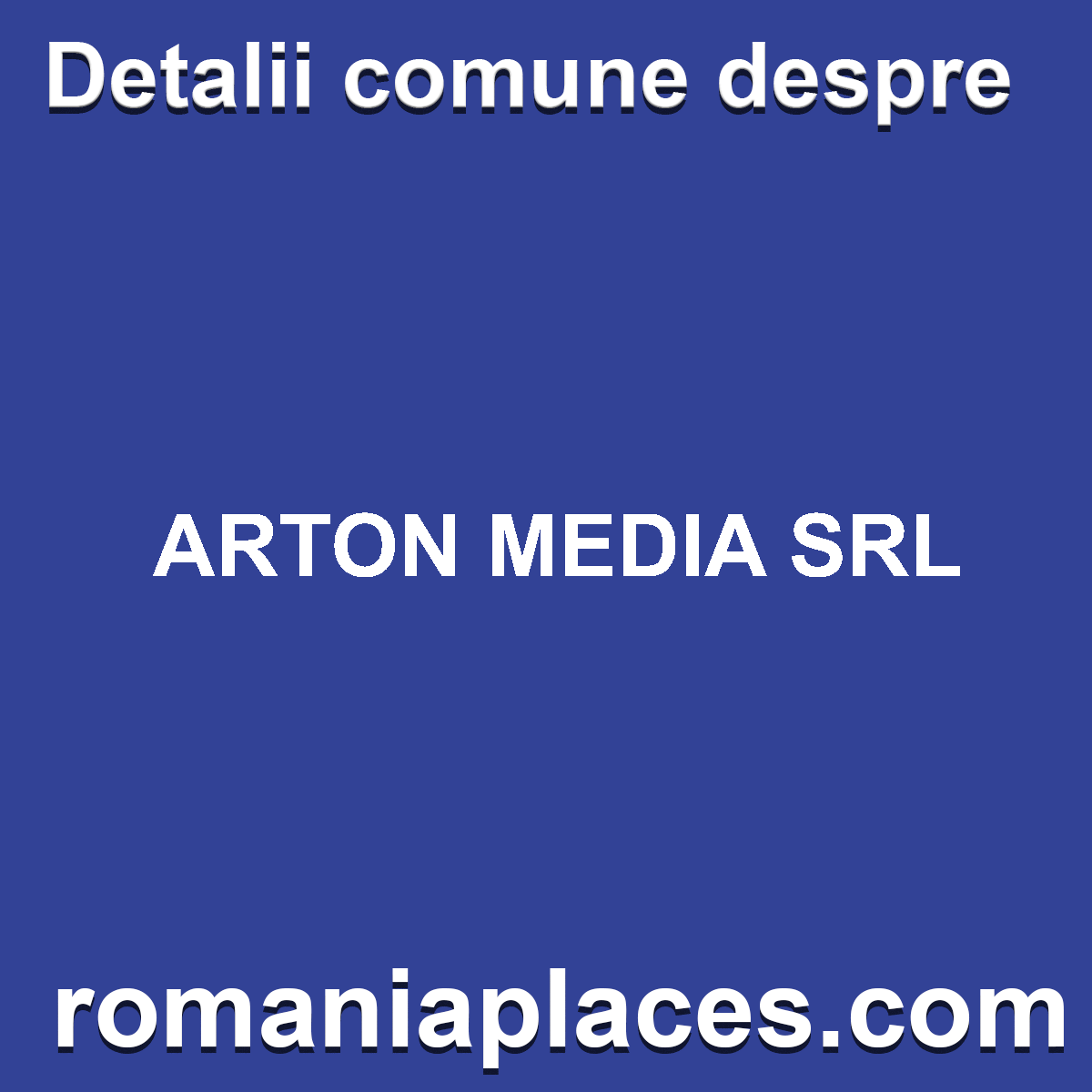 ARTON MEDIA SRL