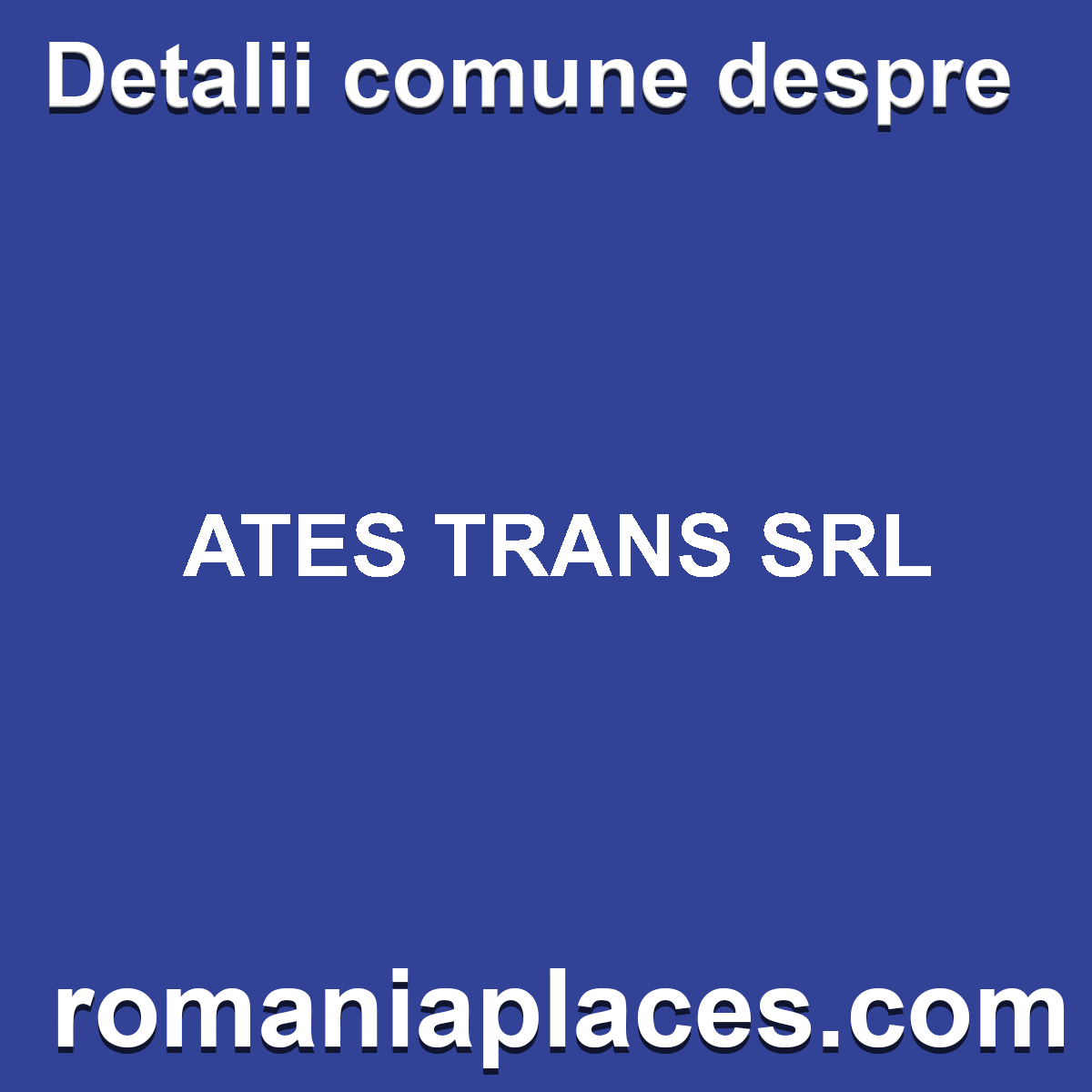 ATES TRANS SRL