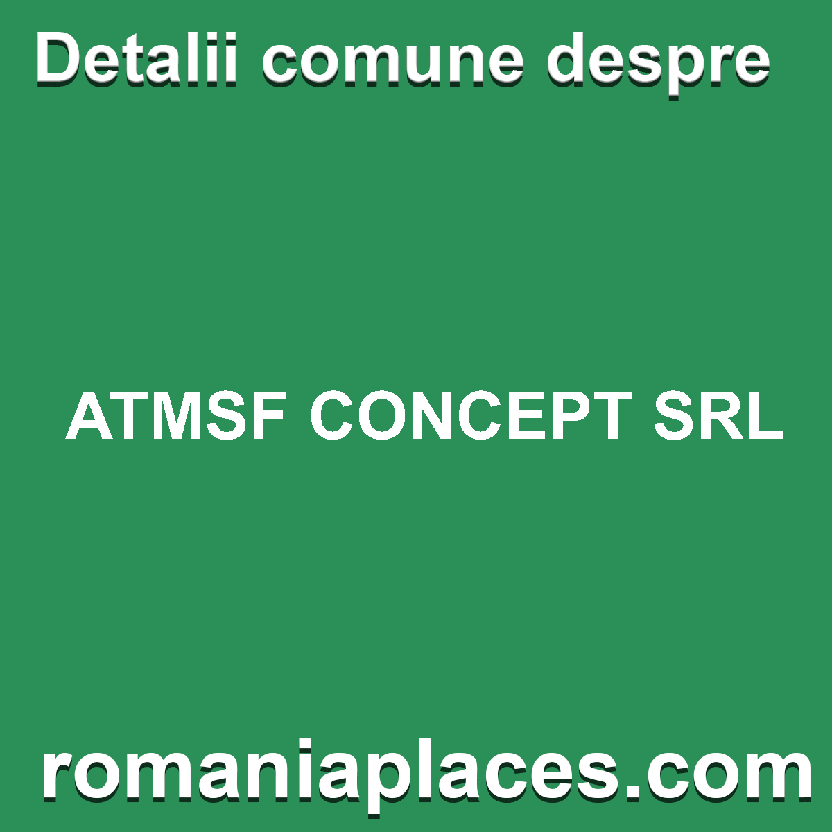 ATMSF CONCEPT SRL