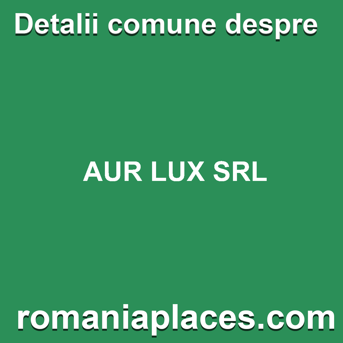 AUR LUX SRL