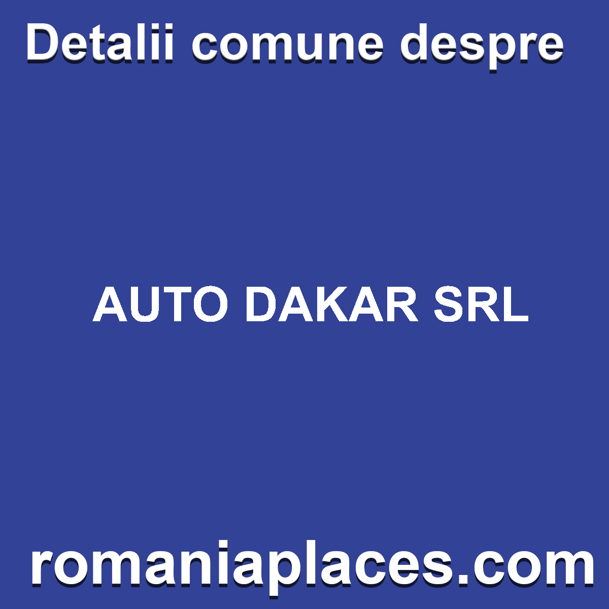 AUTO DAKAR SRL