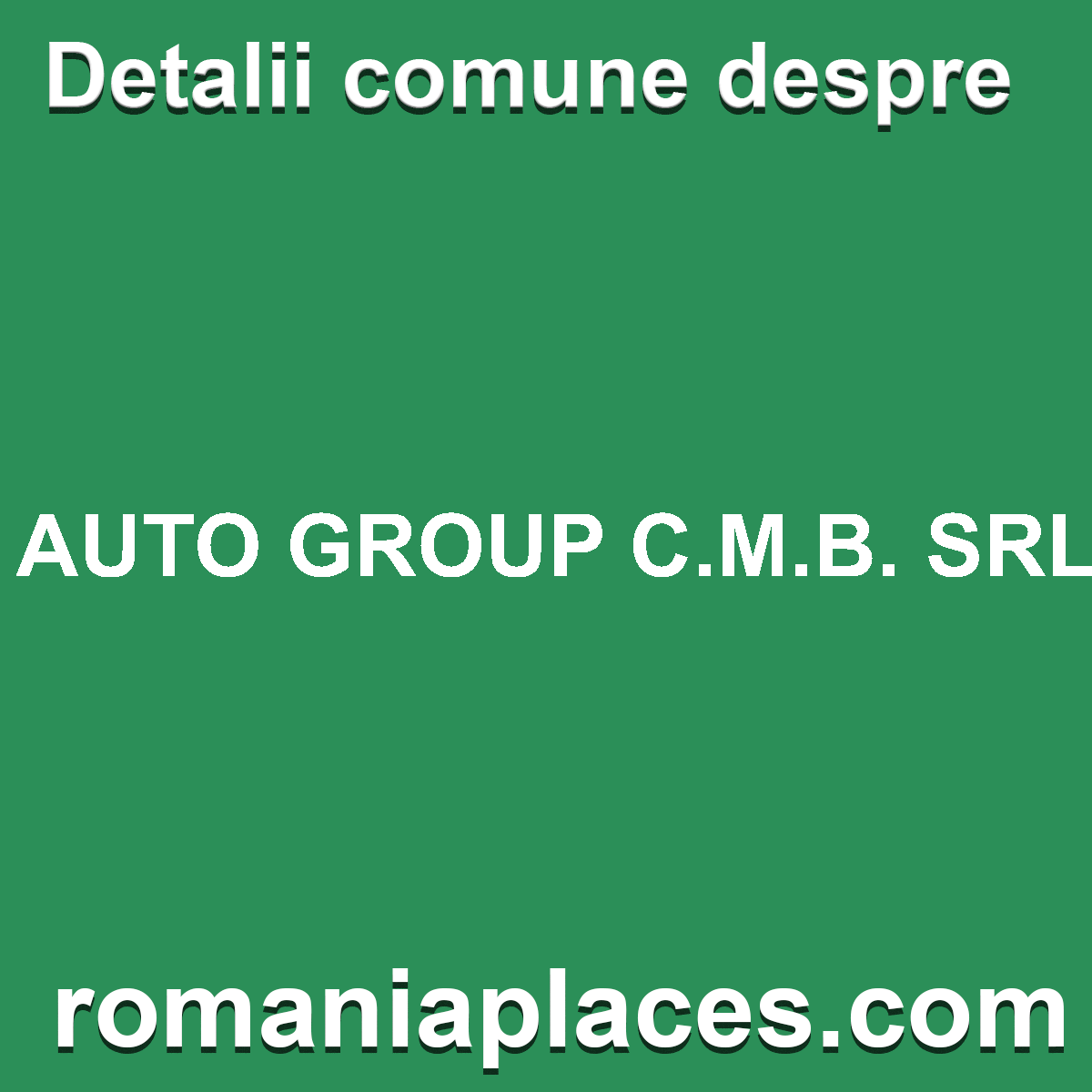 AUTO GROUP C.M.B. SRL