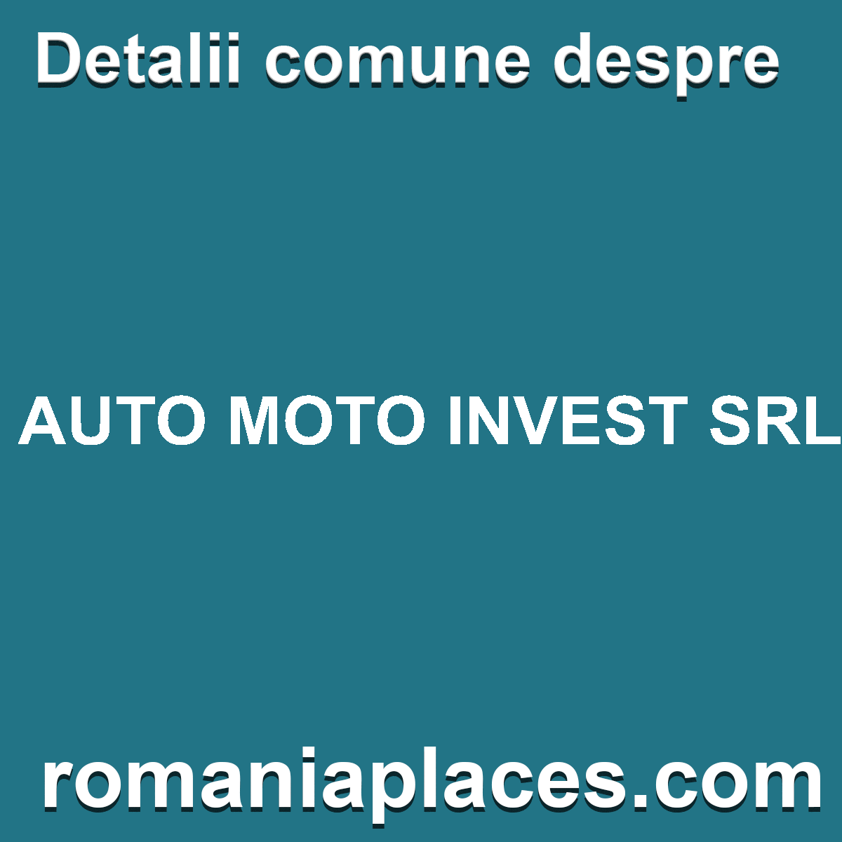AUTO MOTO INVEST SRL