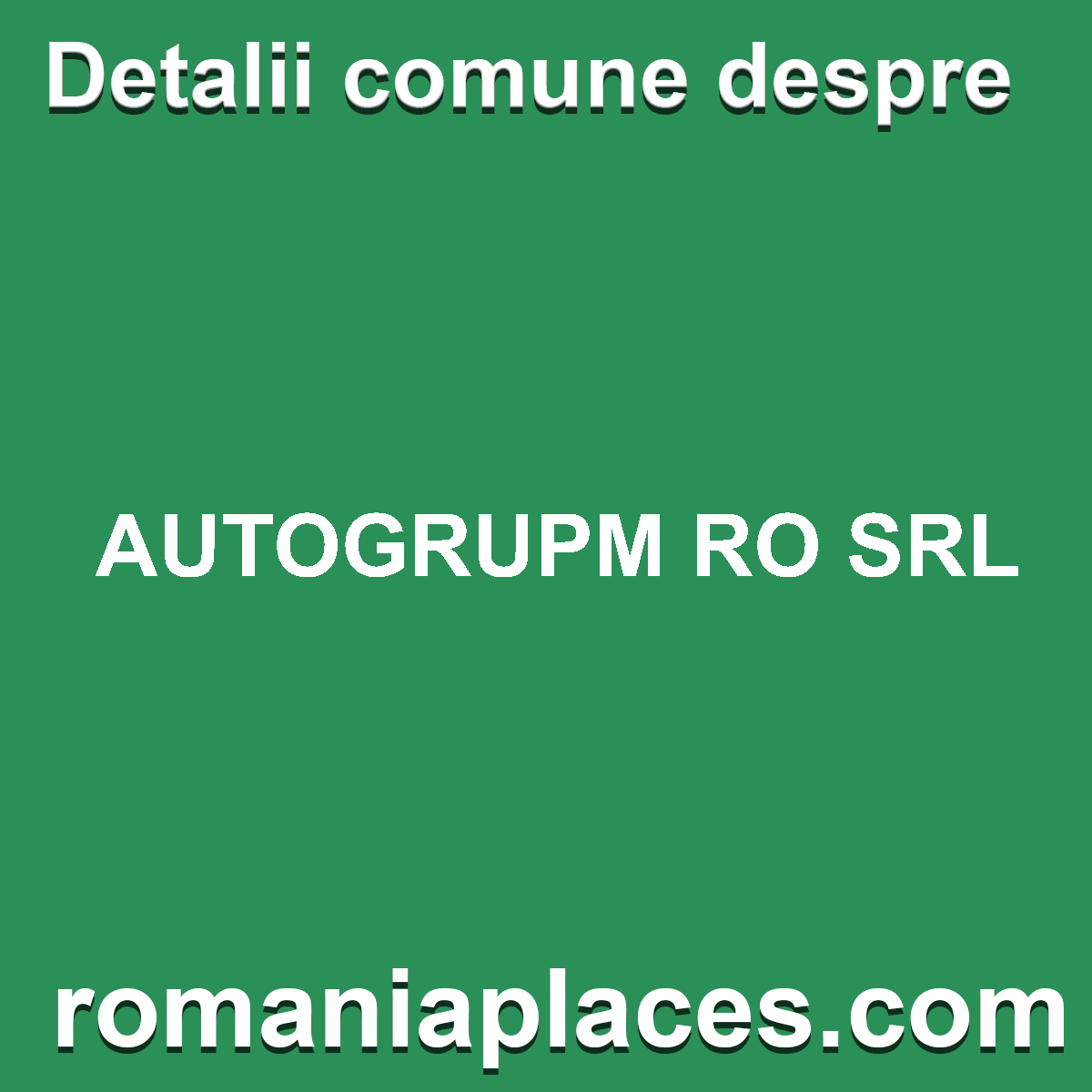 AUTOGRUPM RO SRL