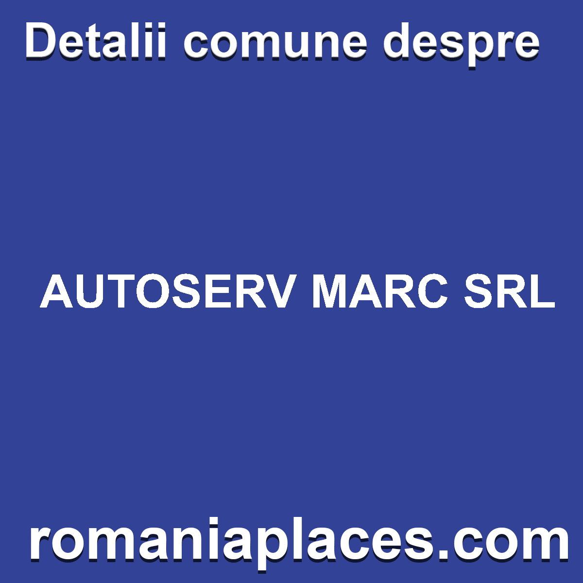 AUTOSERV MARC SRL