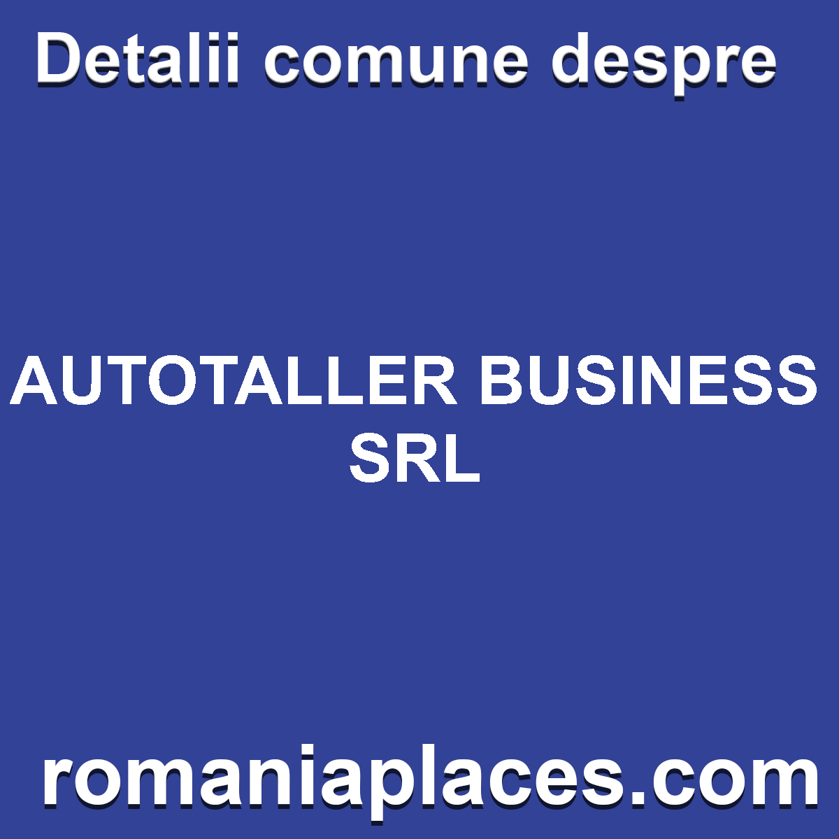 AUTOTALLER BUSINESS SRL